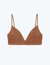 The Feel Free Adjustable Triangle Bralette - Praline