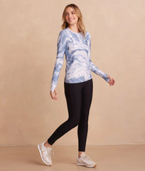 The Long Sleeve Pullover - Slate Marble