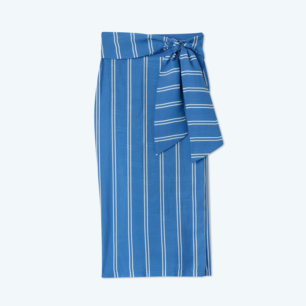 The Easy Breezy Sarong - French Stripe in Indigo
