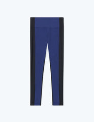 The Colorblocked High Rise 7/8 Legging - Baltic & Sea Urchin
