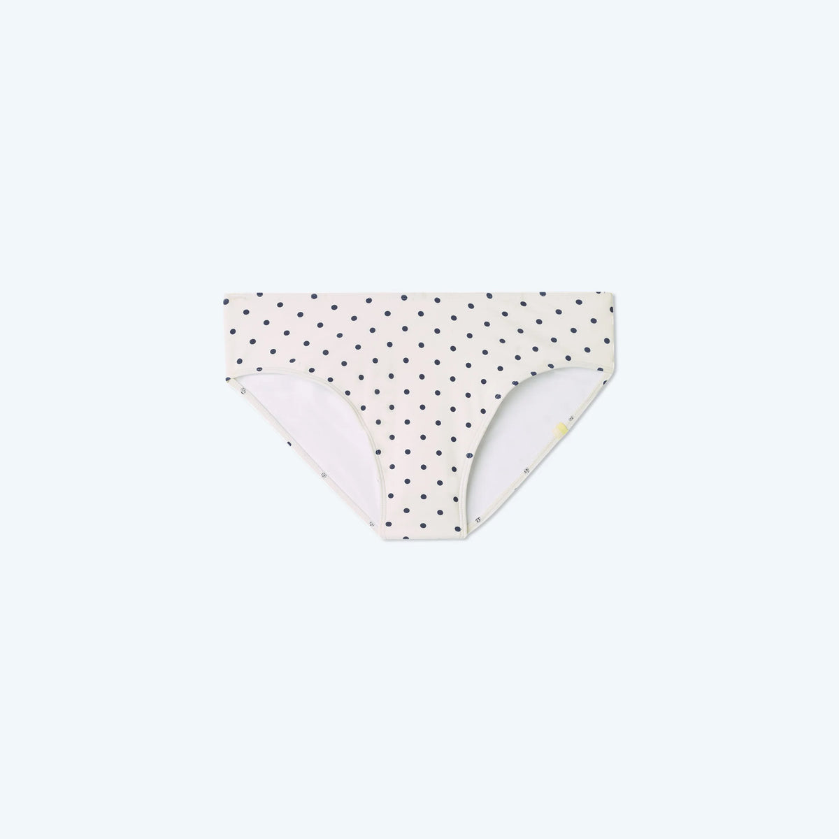 The High Leg Mid Rise Bikini Bottom - Damsel Dot